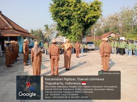 Apel Bersama Panewu Nglipar di Kalurahan Pengkol Perkuat Sinergi dan Disiplin Aparatur